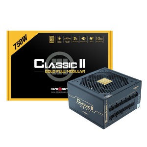 [마이크로닉스 Classic II 80PLUS GOLD 230V EU 풀모듈러 750W](파워서플라이/정격출력 변경가능)